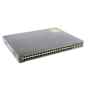 Cisco Catalyst Switch  - WS-C2960G-48TC-L ryhmss Verkkolaitteet / Cisco / Kytkimet / C2960G @ Azalea IT / Reuse IT (WS-C2960G-48TC-L_REF)
