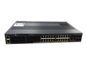 Cisco Catalyst Switch  - WS-C2960X-24PSQ-L ryhmss Verkkolaitteet / Cisco / Kytkimet / C2960X @ Azalea IT / Reuse IT (WS-C2960X-24PSQ-L_REF)