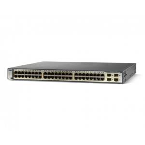 Cisco Catalyst Switch  - WS-C3750-48PS-E ryhmss Verkkolaitteet / Cisco / Kytkimet / C3750 @ Azalea IT / Reuse IT (WS-C3750-48PS-E_REF)